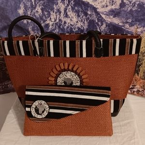 Handbag with small purse